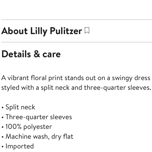 Lilly Pulitzer Martine 3/4 sleeve dress - Picture 10 of 15